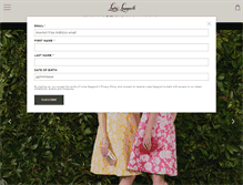 Tablet Screenshot of luisaspagnoli.it